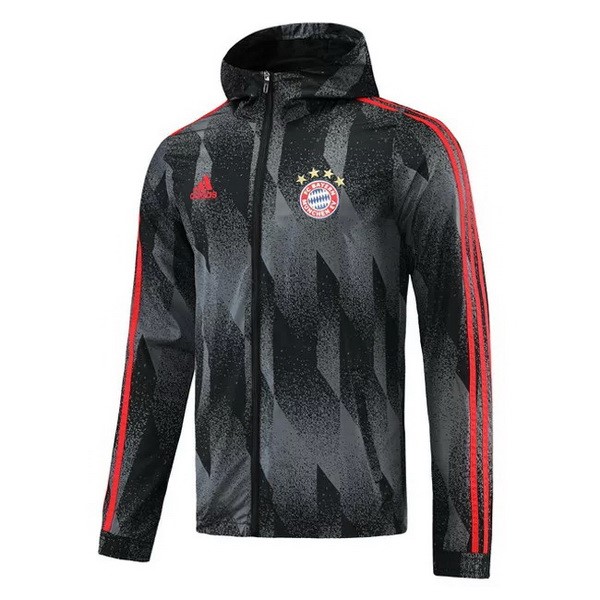 Giacca Calcio a vento Bayern Monaco 21/22 Nero Rosso